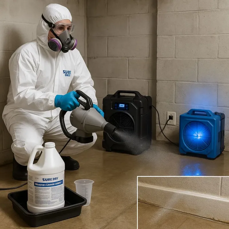 Sanitization and Odor Removal process in Whitman, MA
