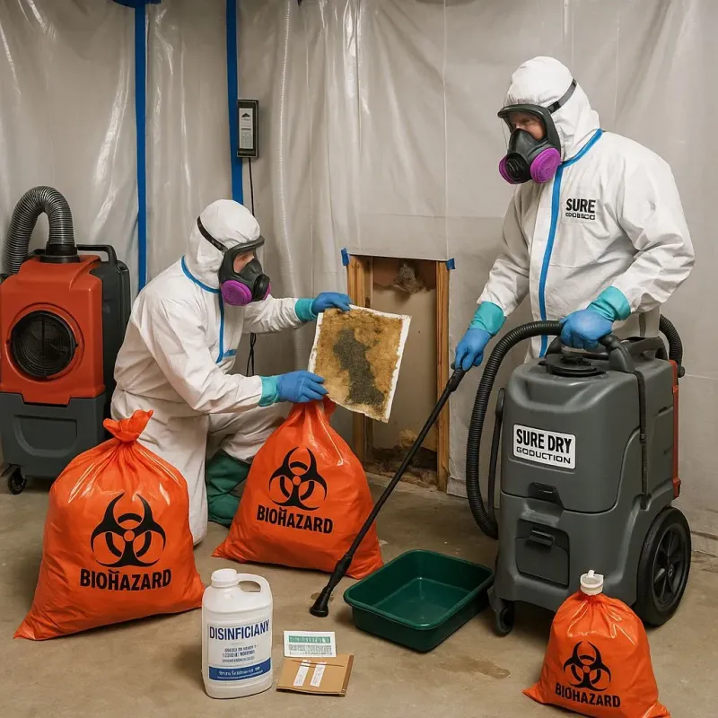 Contaminated Water Handling Protocols process in Whitman, MA