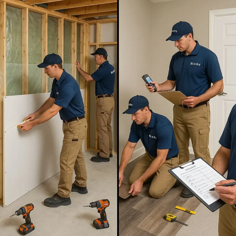Repairs and Reconstruction process in Whitman, MA